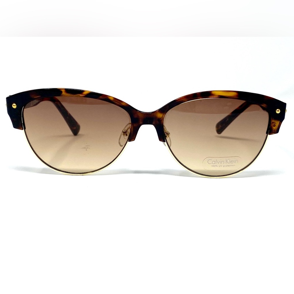 Calvin Klein R728S 242 Brown TortoiseCat-Eye Sunglasses